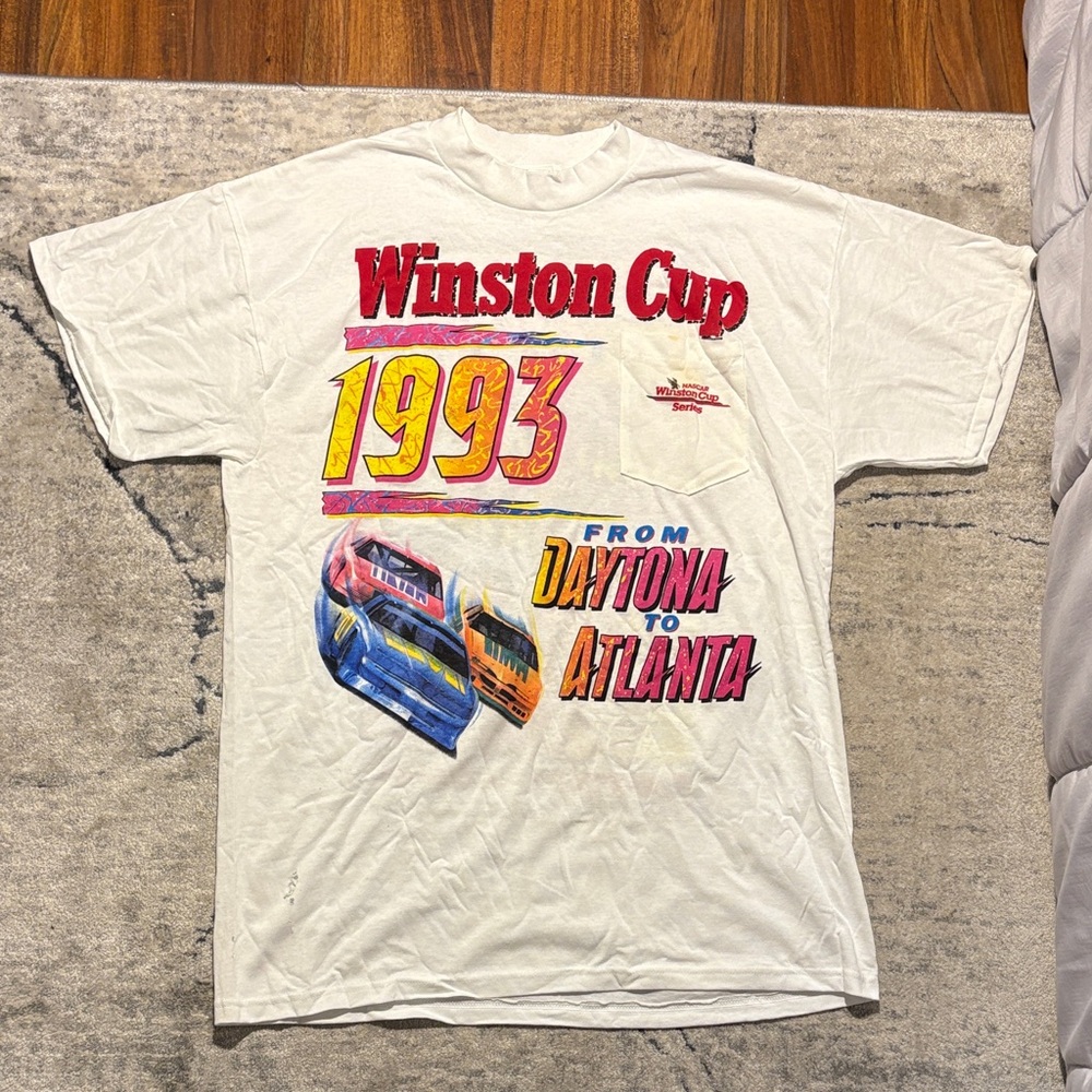 1993 NASCAR Winston Cup Daytona to Atlanta tshirt